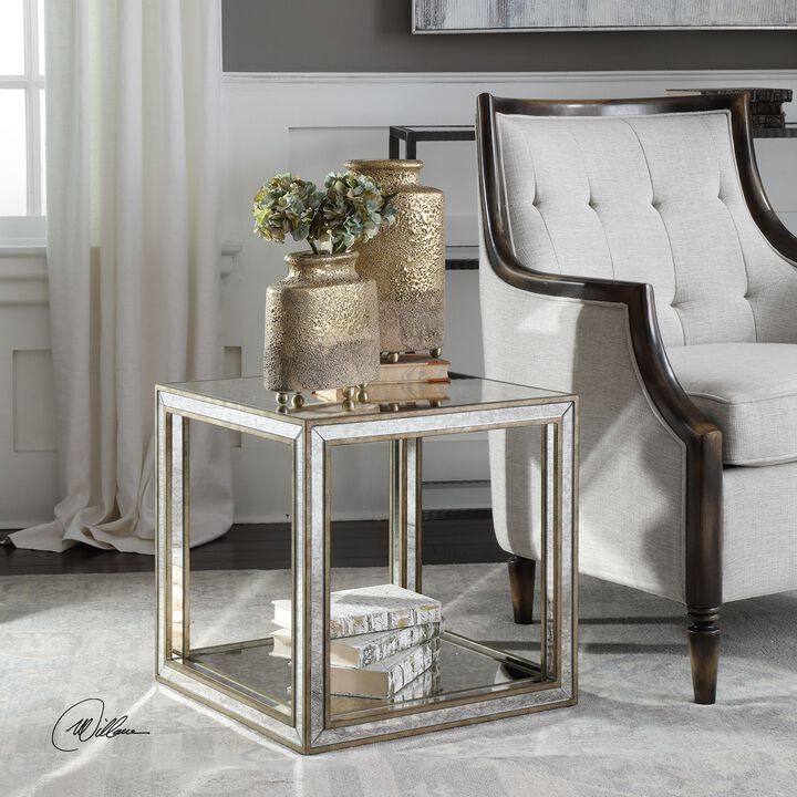 Uttermost Julie Mirrored Accent Table